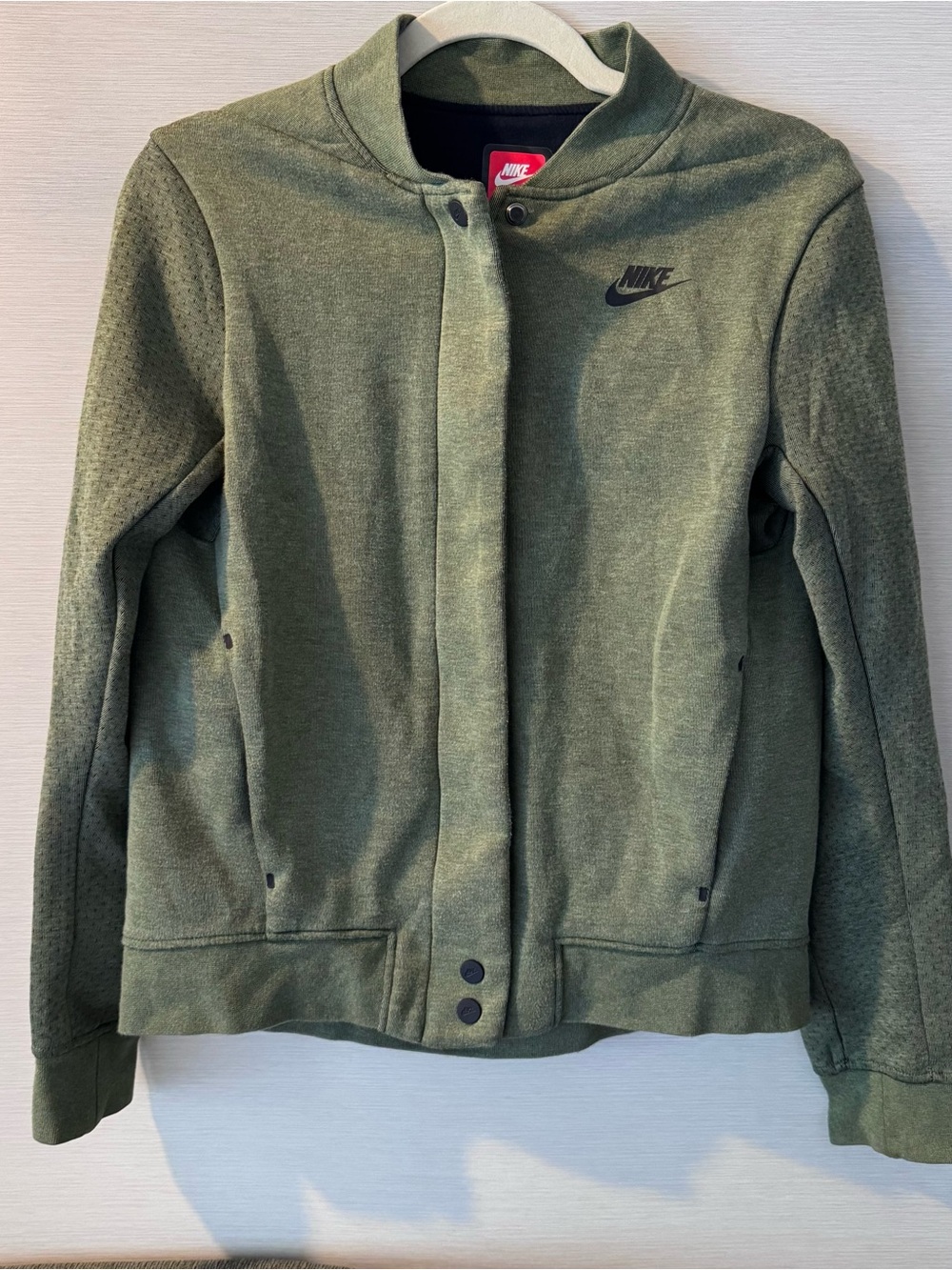 Nike Olive Green Bomber Jacket